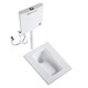 Anhua Sanitary Ware (annwa) Anhua ceramic squat toilet flush tank complete set home bathroom squat toilet toilet toilet deodorant single purchase water tank