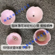 Beipin cat toy wool ball cat and dog play ball rainbow wool ball funny cat ball pet bite-resistant and scratch-resistant cat supplies small rainbow ball-pink