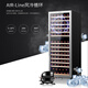 VINGARDE wine cabinet constant temperature wine cabinet embedded household dual temperature wine cabinet ice bar compressor air-cooled frost-free bar winery wine beverage constant temperature moisturizing refrigerator CH-165 single door dual temperature-stainless steel door 154 bottles 1.67 meters 408L