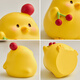 Mignon petit poulet jaune dessin animé Ornements de bureau de bureau de bureau décoration de bureau étude créative pour enfants petit cadeau décoration mignon petit poulet ornements-Cherry