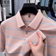 CEO YAGEOL Summer Camiseta de manga corta Camiseta de solapa de algodón puro para hombres Polo de negocios Top Camiseta de manga corta 15100 Light Sky Blue 2xl 185/100a