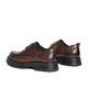 Belle Plissee Business Lederschuhe für Herren-Kuhläppchen Dicke alleinige formale Schuhe A1422AM4 Black-Furry 40