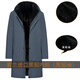 
KAISER North American NAFA Cross Mink Inner Nicole Hooded Cross Mink Inner Parker Park Overcoming Medium Length Mink Coat Men Haze Blue Cross Mink 2XL