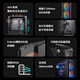 酷冷至尊(CoolerMaster)HAF500黑 EATX中塔电脑机箱 2x20ARGB风扇/显卡风扇/双360水冷位/Type-C3.2/4090
