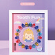 Pu lian nackte zähte staPe Box Kinderzähne Wechseln Zähne Gedenk Save Collection Flasche Jungen und Mädchen Box nackte Zähnekasten grüne Ferrrisrad [Geschenkbox] Transparente Zähne