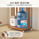 Sizhuge Haushalt Tee Tisch bewegliche Tee Bar Tea Tisch Kessel integrierter Eimer Rack Teeschrank kleiner Tee Tisch Seitenschrank Schrankter Tee Farbe runder Teetisch-E680