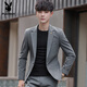Playboy Suit Men's Casual Suit Formal Groomsman Suit Small Suit Jacket Men Black Single Suit XL 175 Recommended 115-130 Jin Jin equals 0.5 kg