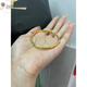 Prodigal Heart 18 Gold Bracelet Women's 999 Gold Glossy Push-Pull Bracelet 3 Hard Gold Adjustable Gift Glossy Push-Pull Bracelet