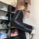 Dingfengbaoluo Pantalones casuales Summer's Summer suelto suelto de pierna ancha High Street Sports Toilets K510 Black XL