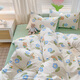 Antarctic Pure Cotton Litet quatre pièces 100% couvercle de courtepointe en coton complet 200x230 cm Double drap de couette de courtepointe domestique Kit d'ours jimmy 1,5 m