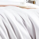 Ran brand five-star hotel four-piece set 100-count long-staple cotton satin simple high-end bedding white 1.8 meters