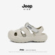Jeep Children's Shoes, Sandals, Boys 'Black Hole Shoes, Bag Toe Summer Style 2025 NUEVO Corriente para niños que traza zapatos de playa Mihong 29/30 La longitud de los zapatos es de aproximadamente 20.0 cm