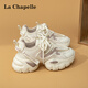 La Chapelle Chaussures féminines chaussures papa chaussures en mesh chaussures de sport légèrement respirant léger semelles épaisses chaussures de course femme doux mi zi q695 40