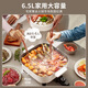 Midea electric hot pot, electric cooking pot, hot pot special pot, household multi-function pot, cooking barbecue electric pot, 6.5L multi-purpose pot HGE3030J04
