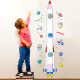 Feiyuebao children's height wall stickers measuring room decoration baby height ruler stickers can be removed without damaging the wall marine animals (a whole piece of material upgrade)