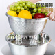 Member Store No. 1 thickened multifunctional 304 stainless steel kitchen sink 24/26/28cm three-piece set and basin seasoning basin