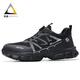 Jingtu labor protection shoes for men, breathable, lightweight, comfortable, non-slip, SRA insulated 10KV soft sole safety shoes, construction site safety protective shoes, lightweight and comfortable, fashionable soft sole 45