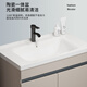 HKFF Honeycomb Gabinete de baño de aluminio Cerámica Integrada Integrada Baño Lavado Gabinete Combinación Balcón Basina Fregadero Findeo F828 Honeycomb 80cm