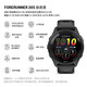 GARMIN Sports Watch Forerunner 265/265S Running Swimming Blood Oxygen Heart Rate GPS Outdoor Smart Watch 265 Extreme Night Black 46mm