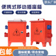 临时移动小电箱工地三级配电箱装修手提袋漏保工业防爆水220v38汇 DZ15100A空开款 两相+三相 六位