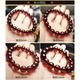 Blood Amber Bracelet Natural Burmese Amber Bracelet for Men and Women Small Blood Amber Bracelet 16MM*14 Medium Wrist Men (With Certificate
