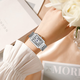Audemars Pioneer (IBSO) Schweizer Qualität Watch Women's Simple Women's Watch Quartz Watch Mode dünne wasserdichte Watch Watch Gift für die Geburtstagsgeburtstag [Sammlerversion] importiertes Bewegung-weißes Leder 9889