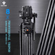 Wolfgang Photography Kamera Tripod Hydraulikdämpfung Gimbal Radio und Fernsehsender Tripod Professioneller Kamera Stand JZ983+YT06 plus Kohlefaser-Stativ für Sony PXW-Z190 Z280V Z90 Kamera