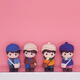 Gelun cartoon little girl cute doll boy couple decoration landscaping birthday gift office desk decoration set 4 boy next door