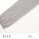 ELLE French Sheep Alpaca Gray Sweater Women's 2025 Winter New High Neck Design Knitted Sweater Light Gray S