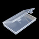 
Qianhuinong rectangular pp plastic box stationery packaging box electronic components hardware tool parts box portable mini storage transparent 844 [18*13.2*8.7cm]