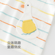 乖奇熊宝宝短袖T恤夏季薄款男女卡通纯棉婴儿半袖上衣服儿童夏装 白色/彩虹小鹅 90