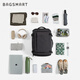 
BAGSMART backpack for traveling and warehouse backpack for men traveling on business trips, large capacity, multi-functional business and casual schoolbag, computer bag, women, classic black (standard version, suitable for 1-3 days of travel)