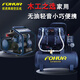 圣帕智造空压机大功率无油多功能15L木工专用1100W伏虎高效空压机 圣帕1390W*2-55L吹尘套餐