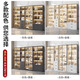 Chugong solid wood bookcase with glass door can be customized for home living room integrated wine cabinet hand-made display combination storage storage cabinet 40cm single door elegant white