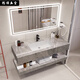 
Qinkaiyan slab wash basin ceramic [seamless one double layer] bathroom cabinet wash basin hotel bathroom washing fish belly white seamless basin [smart mirror with supporting hardware SPWY [80*50] 9856 pieces sold