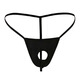 Meilunmei ou ouverture de trou de grande taille Sous-vêtements pour hommes respirant médian-jumelle sexy pantal