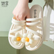 Elle aime les sandales pour les femmes avec des sandales de semelles et de plages épaisses T342L1001 Blanc 38/39