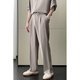 
Fearless Forward (GQWWQX) summer ice silk suit men's fashionable casual shirt straight pants two-piece set handsome and versatile K683 black M