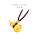 Chow Tai Fook Hammer Pattern Fuzhu Gourd Gold Pendant Rope (Work Fee: 1020 Pricing) EOF1484 Full Gold About 9.70g