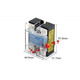 
40da solid single-phase solid state relay 40A contact MGR-1 D4840 DC-controlled AC DC-AC 3 relays + radiator