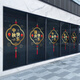 
Voya Mid-Autumn Festival and National Day atmosphere layout National Day decoration store double-festival glass sticker door sticker store window electrostatic sticker VGQ1049L super large