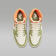 耐克（NIKE） JORDAN 1 AJ1 乔1男子高帮篮球鞋 554724 绿橙FB9934-300 41