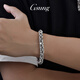 GsunG platinum bracelet for men PT950 new style atmospheric Chopard bracelet fashionable platinum bracelet for men with three-dimensional look. Make a reservation for the auction, please contact us before the auction.
