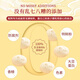 Peach blossoms and jade fresh mushrooms large bag 800g (10 pieces) frozen breakfast food semi-finished breakfast pastry Yangzhou buns