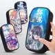 Mao Zhiming Pencil Bag Three-layer Large Capacity Pencil Box Kindergarten Primary School Student Large Capacity Pencil Bag Multi-function Stationery Bag Boys and Girls High-Precision Pencil Box Jasmine Longjing Curly Ear Cat Canvas Pencil Bag ZQ12171
