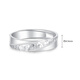 Chao Acer PT950 platinum ring for couples, birthday gift pricing, Platinum SRP40000847, men's ring, about 4g