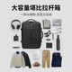 Crosgagear Swiss Business Trip mochila Gran capacidad de 17.3 pulgadas Bolso de negocios Bolso de viaje seco SECH SEPARACIÓN Bag Men and Women