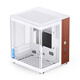 JONSBO TK-0 white hyperboloid sea view room ITX chassis (aluminum alloy shell/SFX power supply position/walnut wood veneer/division structure/vertical and horizontal placement/Type-c)