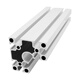 
Wen Yijia 6630L aluminum profile Industrial aluminum profile 6630 right angle aluminum alloy profile 6060 angle aluminum profile 6630L national standard right angle silver-white oxidation (1 meter)