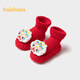Balabala baby floor socks terry warm snake year boys and girls socks toddler shoes natal year step before 209125172201